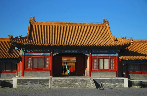 Tempels van de verboden stad in beijing china — Stockfoto