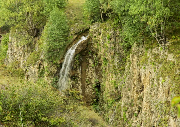 Kuzey Kafkasya'daki bal şelaleleri ve Kafkas dağları — Stok fotoğraf