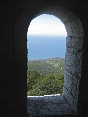 Ahun Dağı'ndaki Kale, Hosta territore, Krasnodar bölgesi, Russi