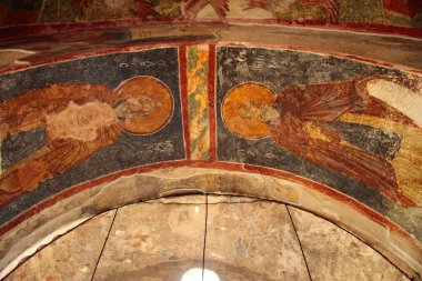 Fresque in the church of St Sofya - Ayasofya Trabzon Turkey 25 Eylül 2016