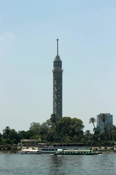 Passenger Ship Sailing Nile River Cairo Egypt May 2013 — Stock Photo, Image