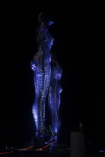 Передвижная Скульптура Али Нино Тамары Квеситадзе Батуми Грузия Набережной Черного — стоковое фото
