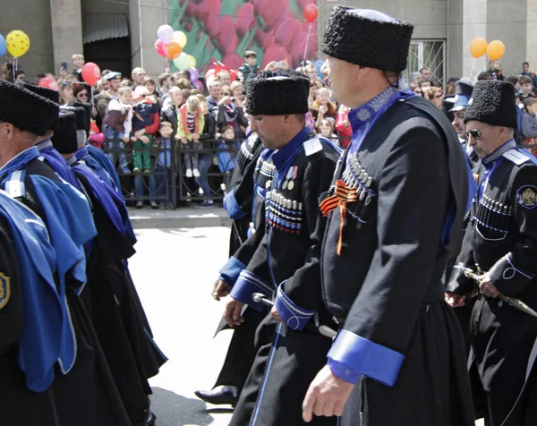 Parade Victoire 71E Anniversaire Jour Victoire Pyatigorsk Russie Mai 2016 — Photo