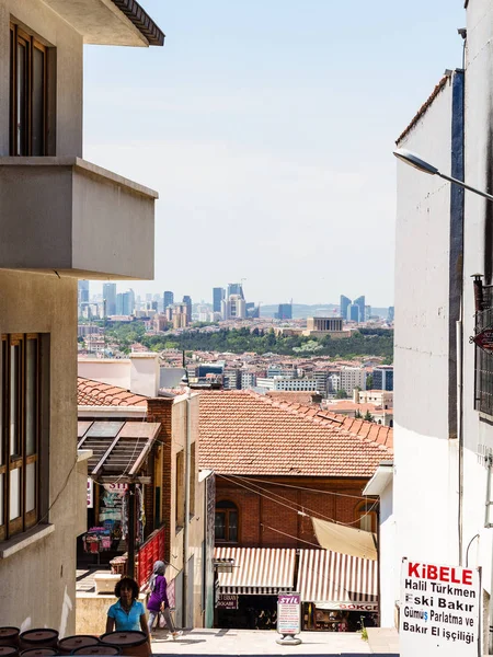 Ankara Turkiet Maj 2018 Människor Gränden Och Ankara Staden Ankara — Stockfoto