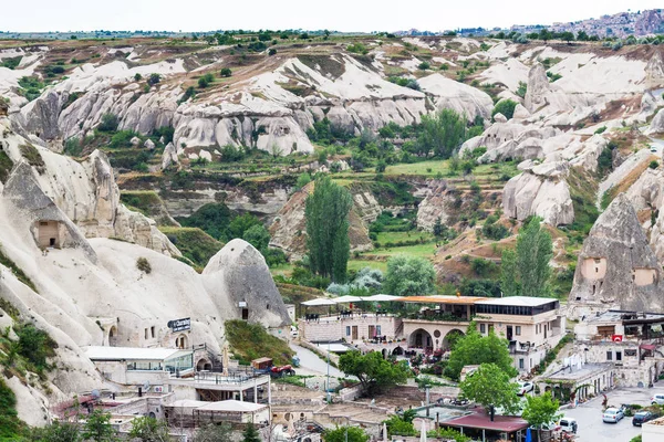 Göreme Turcja Maja 2018 Powyżej Widok Miejski Plac Mieście Goreme — Zdjęcie stockowe