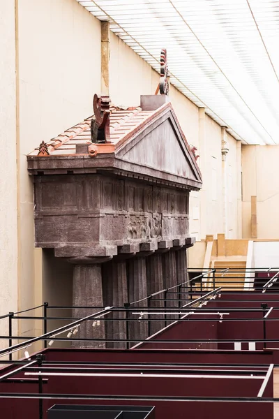 Istanbul Türkei Mai 2018 Fassade Eines Antiken Tempels Archäologischen Museum — Stockfoto