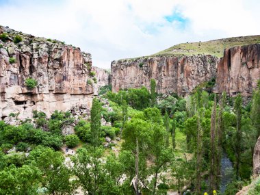 Türkiye - Aksaray Ihlara Vadisi il Kapadokya bahar görünümünü seyahat