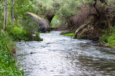 Türkiye - bahar Kapadokya Ihlara Vadisi Aksaray ili Melendiz akış seyahat