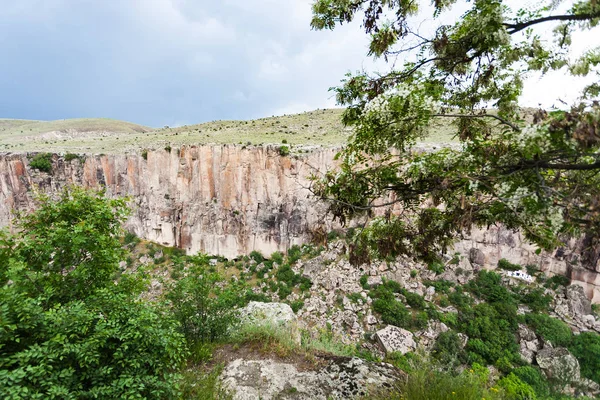 Reise Die Türkei Oberhalb Des Schluchtenhangs Ihlara Tal Der Provinz — Stockfoto