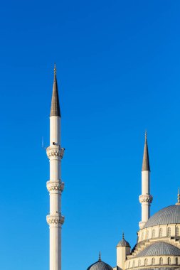 Türkiye - minare ve Ankara kent Kocatepe Camii kubbe seyahat