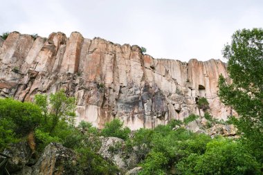 Türkiye'ye - Ihlara Vadisi Kapadokya bahar Aksaray ili gorge eski duvarları seyahat
