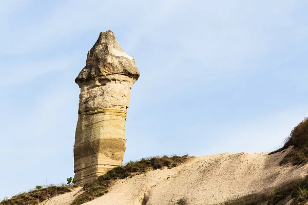 Viaje Para Turquia Pedra Chaminé Fadas Encosta Montanha Parque Nacional — Fotografia de Stock