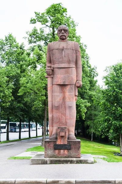 Viaje Alemania Monumento Del Canciller Alemán Príncipe Otto Furst Von —  Fotos de Stock