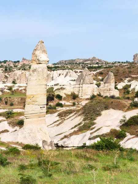 Viaje Turquía Rocas Chimenea Hadas Las Montañas Del Parque Nacional — Foto de Stock