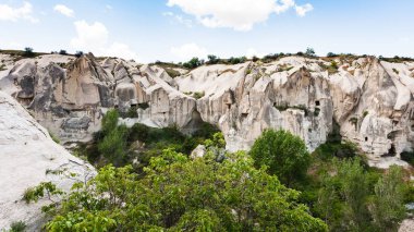 Türkiye - kaya antik manastır kapamalı Kapadokya Göreme town yakınındaki bahar gorge eğimi seyahat