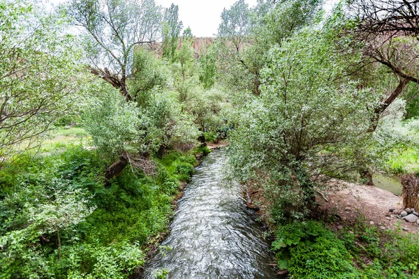 Travel Turkey Riverbed Melendiz Stream Ihlara Valley Aksaray Province Cappadocia — Stock Photo, Image