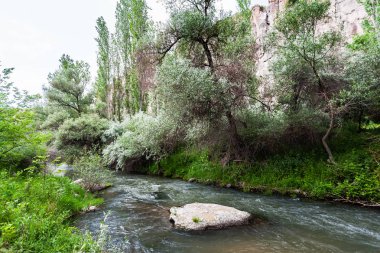 Türkiye - Melendiz river gorge bahar Kapadokya Ihlara Vadisi Aksaray ilinin içinde seyahat