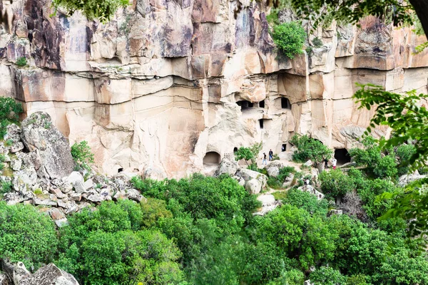 Türkiye Antik Mağaralar Bahar Kapadokya Ihlara Vadisi Aksaray Ili Ile — Stok fotoğraf