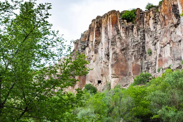 Viaje Para Turquia Muralhas Rochosas Desfiladeiro Vale Ihlara Província Aksaray — Fotografia de Stock