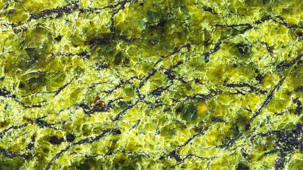洗練されたグリーン蛇紋石から自然な背景をクローズ アップ — ストック写真