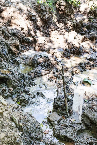 Tour Shapsugskaya Anomalous Zone Mud Geyser Spring Solonetzes Solontci Abinsk — Stock Photo, Image