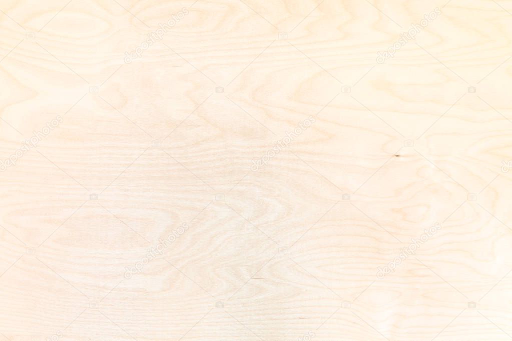 blank wooden background from natural birch plywood