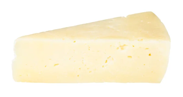 Włoski owczym serem Pecorino Romano na białym tle — Zdjęcie stockowe