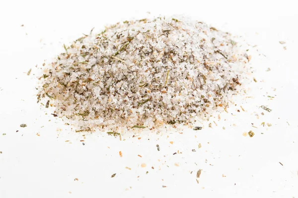 Garstka zaprawiony soli z przyprawami — Zdjęcie stockowe