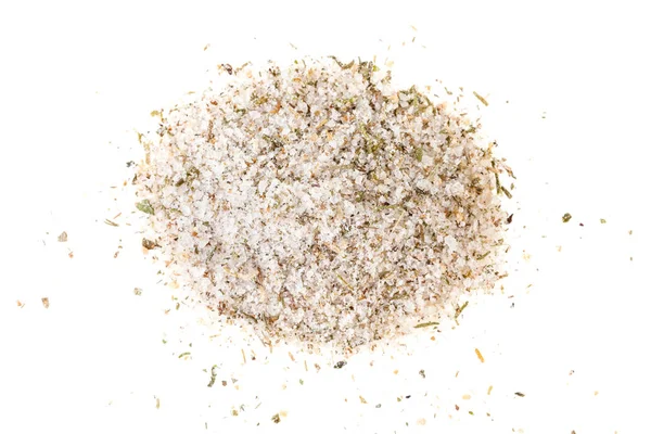 Top view of pile of seasoned salt with spices — Stock Image Top view of pile of seasoned salt with spices Stock Image