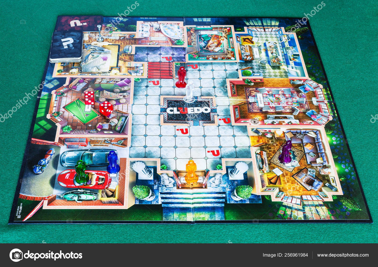 Playfield Of Cluedo) Murder Mystery Board Game – Стоковое.