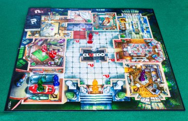 Cluedo oyun alanı ) cinayet gizem tahtası oyunu