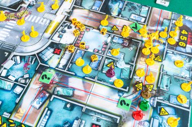 Zombicide macera tahtası oyunu oynanorta