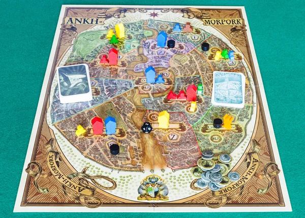 Playfield de Discworld: Ankh-Morpork jogo de tabuleiro — Fotografia de Stock