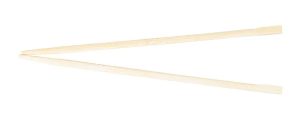Palillos de madera desechables baratos aislados —  Fotos de Stock