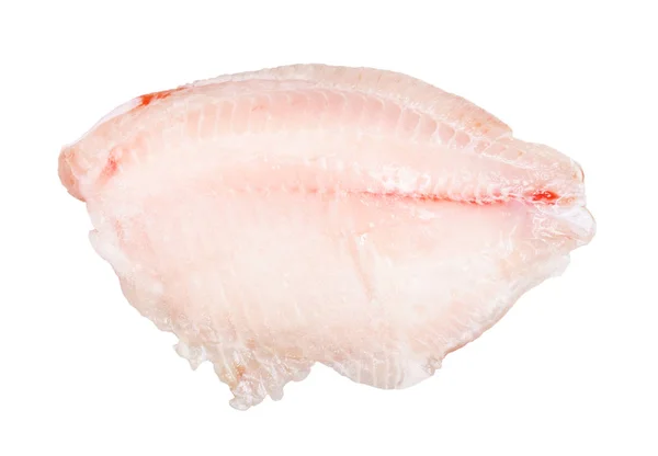 Rauwe bevroren ontbeend filet van Oceaan baars vis — Stockfoto