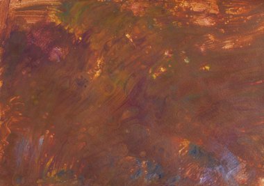 sıvı akrilik tekniğisoyut kahverengi resim