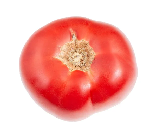 有機大きな赤い雄牛ハートトマト分離 — ストック写真