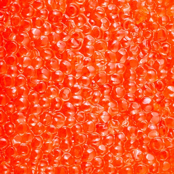 Surface of salted russian red caviar of salmon — Stock Photo, Image