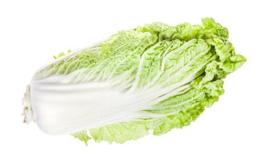 olgun yeşil Napa lahana beyaz izole