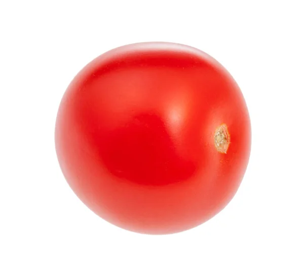 Petite tomate cerise rouge fraîche isolée — Photo