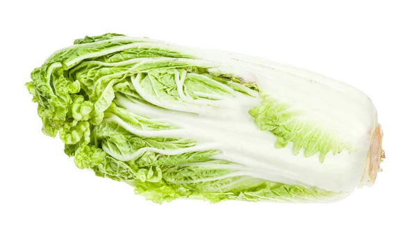 Fresh green Napa cabbage isolated on white — Stock Photo, Image