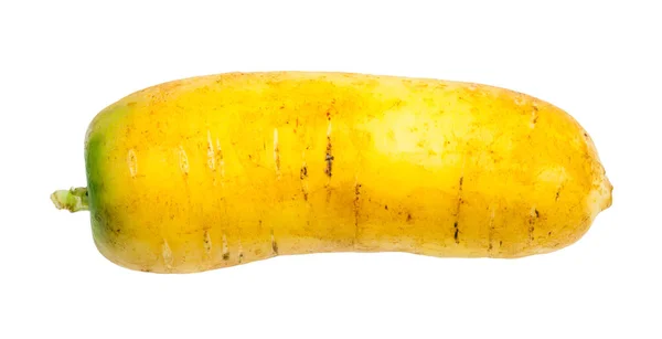 Fresh organic uzbek yellow carrot isolated — Stock Photo, Image