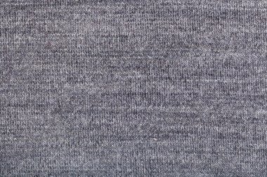 Gri formalı dokuma iplikleri. Örgü kumaş. Yakından.