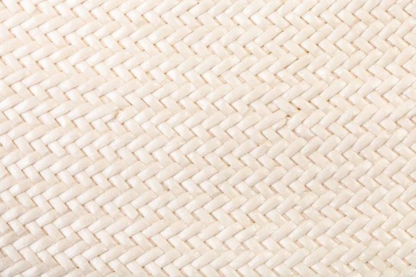 Detail of straw hat from polished toyo fibers — Stock Photo, Image