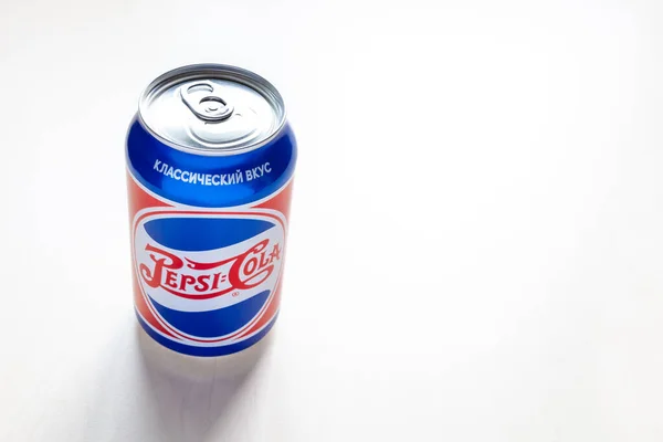 Moskau Russland August 2020 Neue Limitierte Dose Pepsi Mit Design — Stockfoto