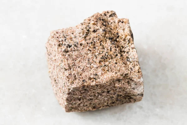 Close Amostra Mineral Natural Coleção Geológica Rocha Aplite Não Polida — Fotografia de Stock