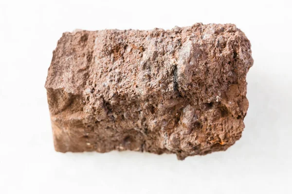 Nahaufnahme Einer Probe Natürlichen Minerals Aus Der Geologischen Sammlung Unpoliertes — Stockfoto