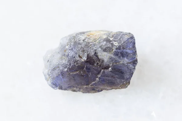 Primer Plano Muestra Mineral Natural Colección Geológica Áspero Cristal Cordierita — Foto de Stock