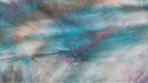 Textiel Achtergrond Detail Van Handgekleurde Abstracte Batik Katoen — Stockfoto