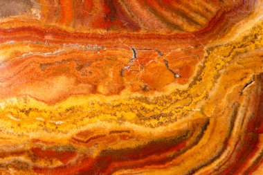 Jemolojik arka plan - Bantlı mağara akik kayasının cilalı yüzeyi